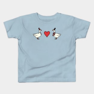 Boy Geese in Love Kids T-Shirt